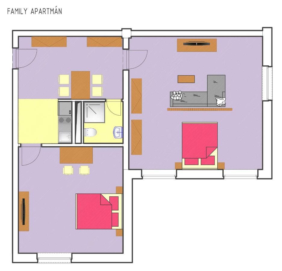 Rezort Gothal Apartmany A Penziony Доновалы Номер фото