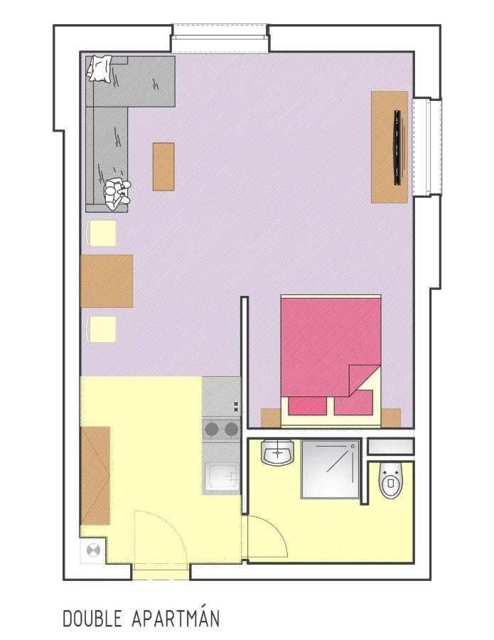 Rezort Gothal Apartmany A Penziony Доновалы Номер фото